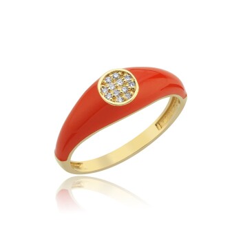 0.07 Ct Mineli Tuel Pırlanta Yüzük - Simoro (1)