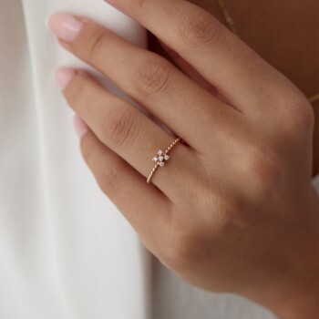 0.10 Ct Pırlanta Point Yüzük - Barla Aykun (1)