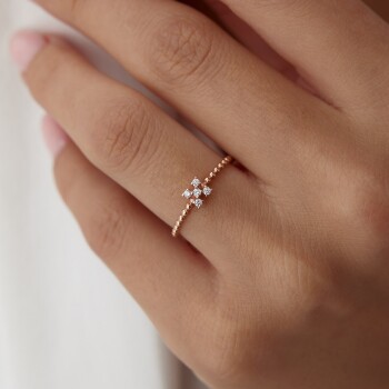 0.10 Ct Pırlanta Point Yüzük - Barla Aykun