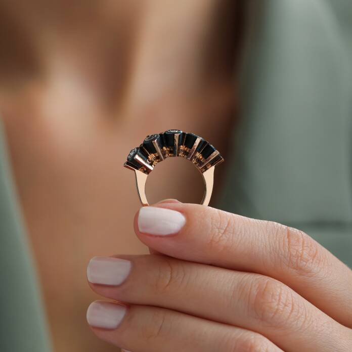 0.12 Ct Elmas Beştaş Pırlanta Yüzük - 2