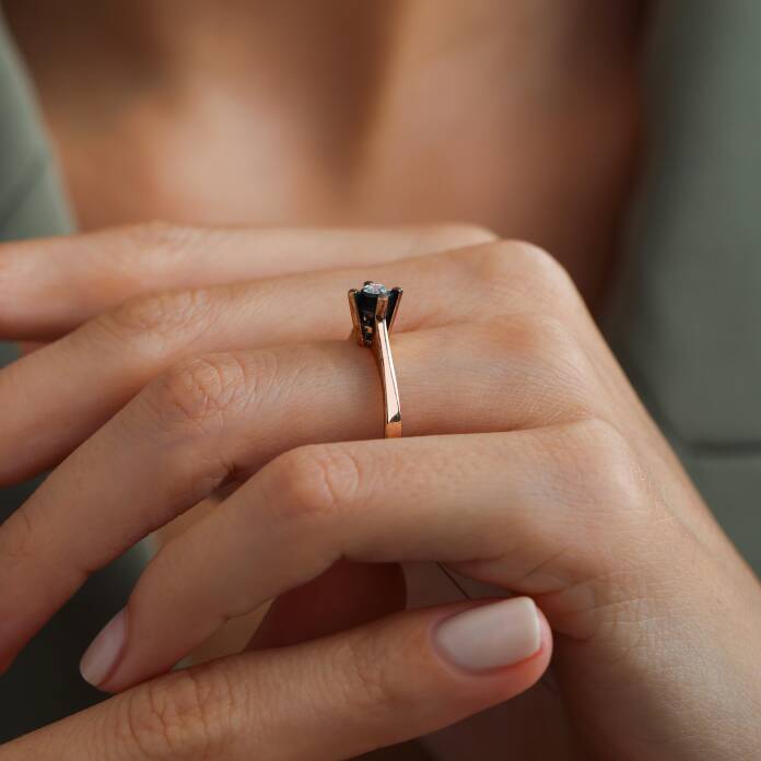 0.12 Ct Tektaş Elmas Yüzük - 2