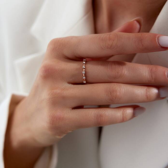 0.16 Ct Pırlanta Sıra Yüzük - 2