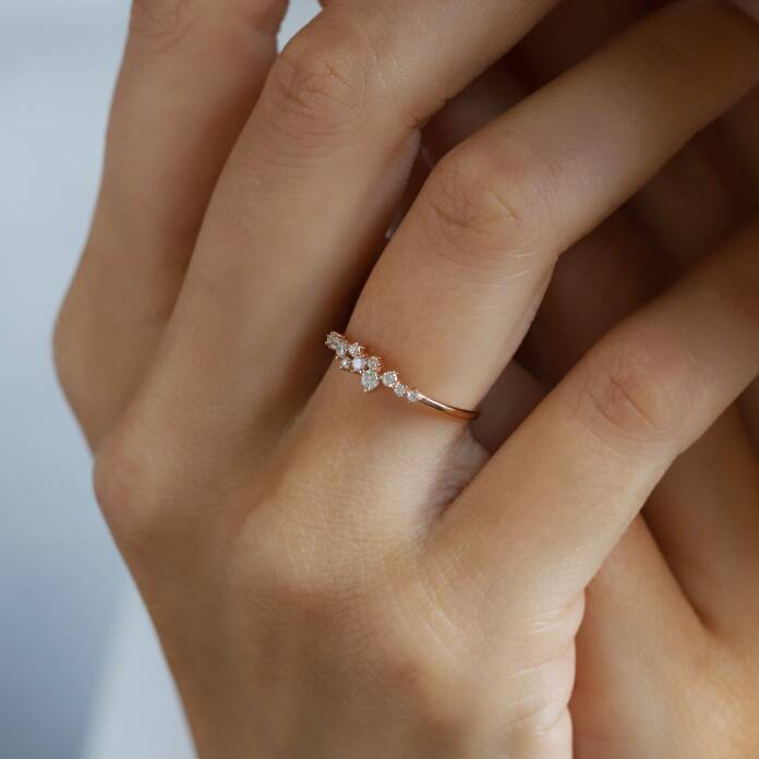 0.17 Ct Pırlanta Queen Yüzük - 2