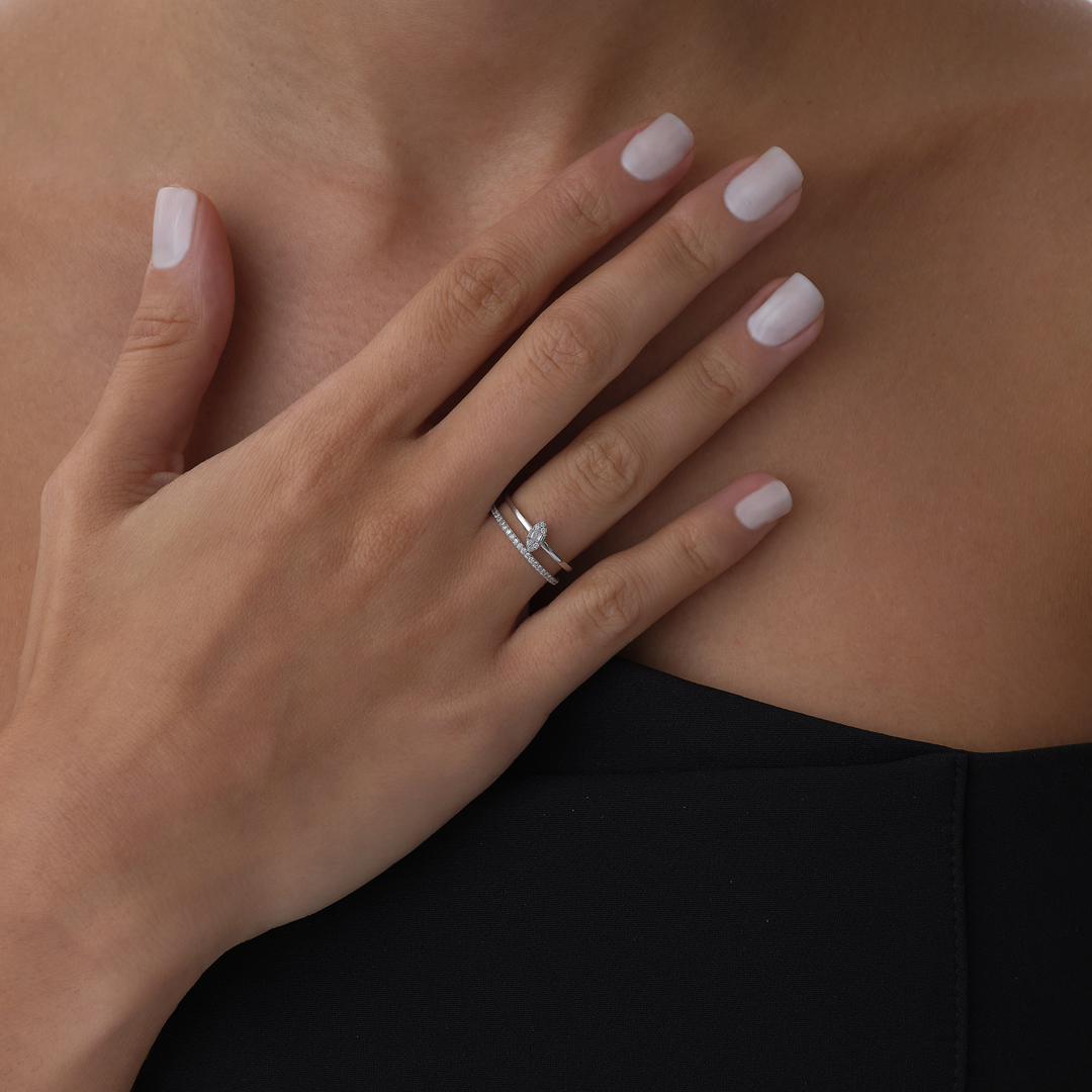 0.23 ct Double Pırlanta Yüzük - 2