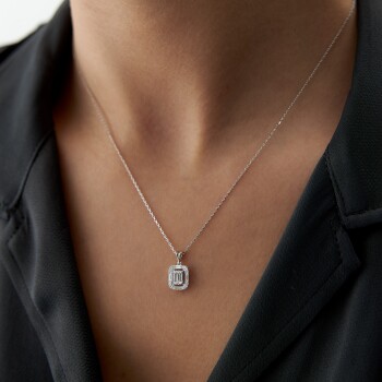 0.24 Karat Pırlanta Lia Baget Kolye - Siempre