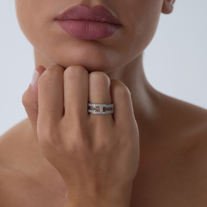 0.25 ct Köprü Tamtur Pırlanta Yüzük - Siempre