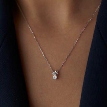 0.25 Karat Pırlanta Anka Kolye - Siempre