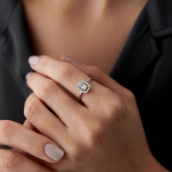 0.32 Ct Pırlanta Lia Baget Yüzük - Siempre