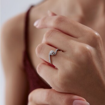 0.33 Ct Pırlanta Spin Yüzük - Özkonak (1)