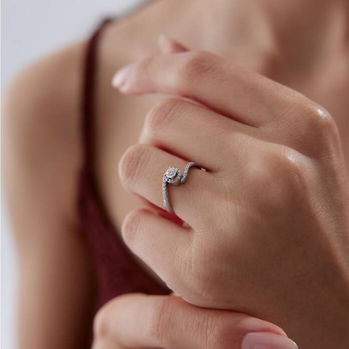 0.33 Ct Pırlanta Spin Yüzük - 2