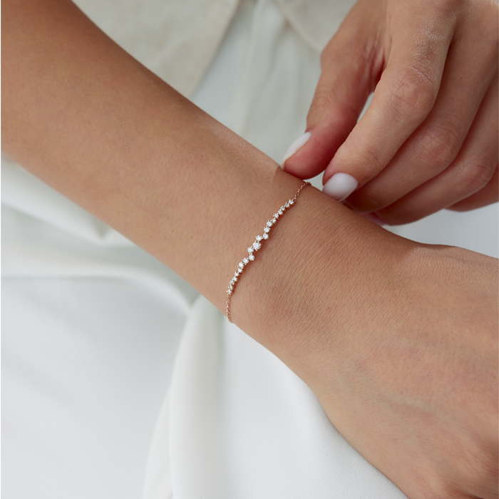 0.33 Karat Queen Pırlanta Bileklik - Özkonak