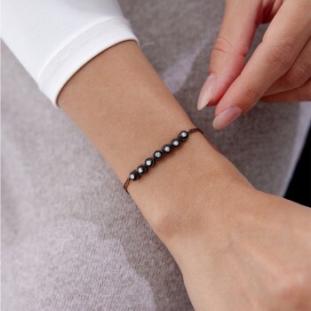 0.35 Ct Elmas Yedi Taşlı Line Bileklik - Özkonak