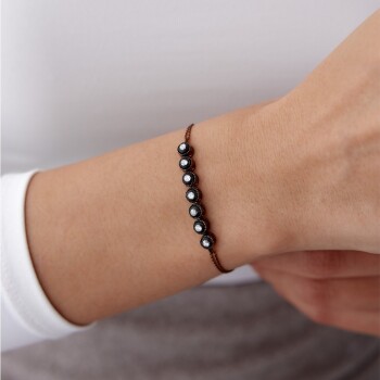 0.35 Ct Elmas Yedi Taşlı Line Bileklik - Özkonak (1)