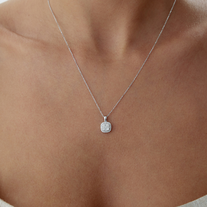 0.39 Karat Coronet Pırlanta Kolye - Özkonak