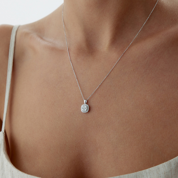 0.39 Karat Coronet Pırlanta Kolye - 2