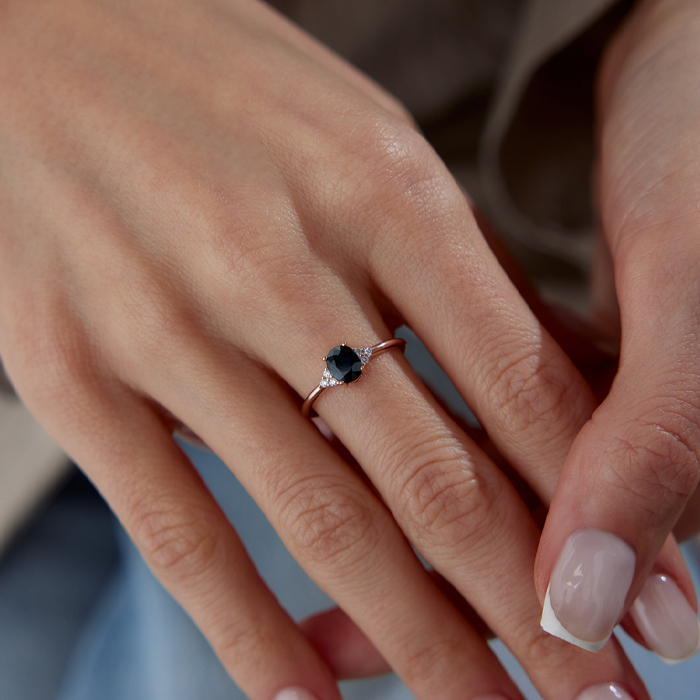 0.40 Ct Night Pırlanta Yüzük - 4