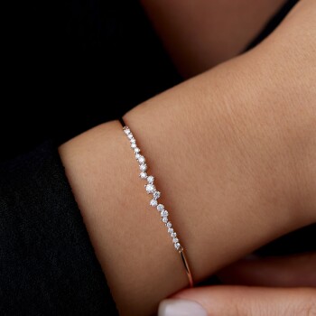 0.41 Ct Pırlanta Queen Kelepçe - Siempre (1)