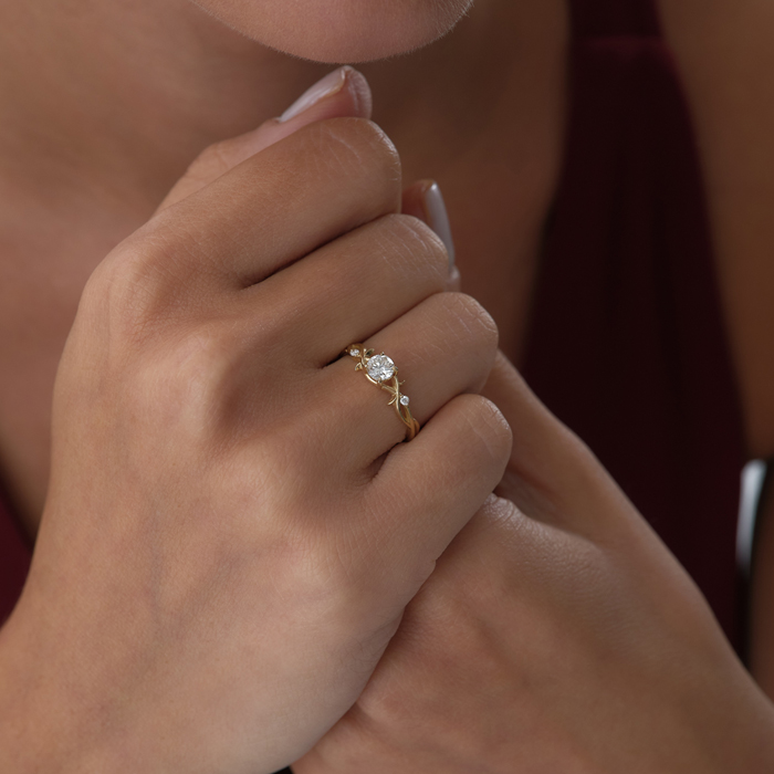 0.42 ct Queen Pırlanta Yüzük - Siempre (1)