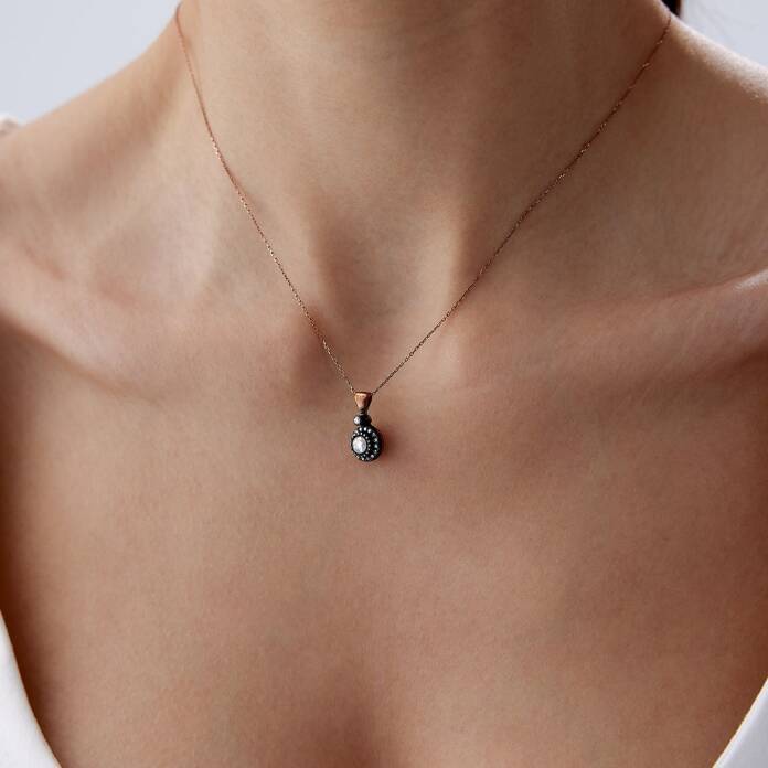 0.47 Ct Elmas Tub Kolye - 2