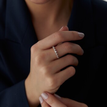 0.47 Ct Pırlanta Drop Yüzük - Siempre