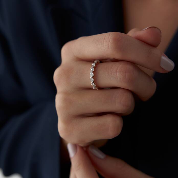 0.47 Ct Pırlanta Drop Yüzük - 2