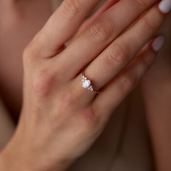 0.48 Ct Pırlanta Oval Yüzük - Siempre (1)