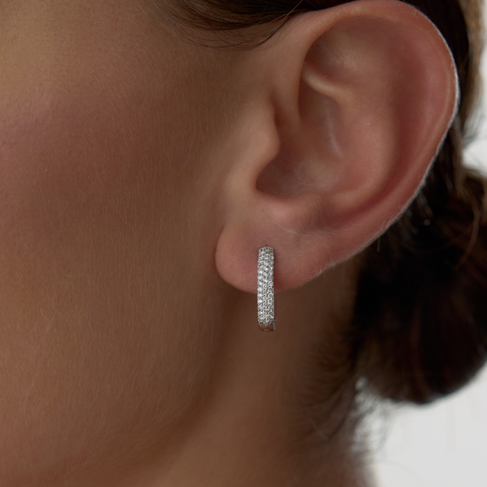 0.50 Ct Pırlanta Carine Küpe - Siempre