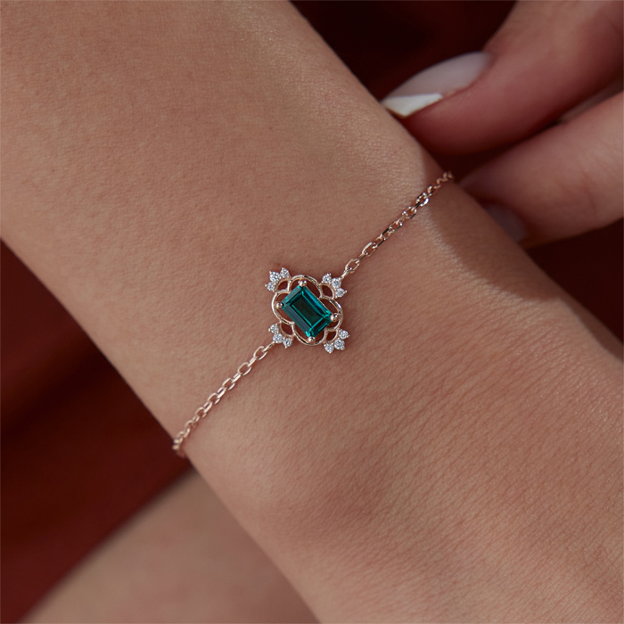 0.53 Karat Tsavorite Bileklik - Gökhan Bera