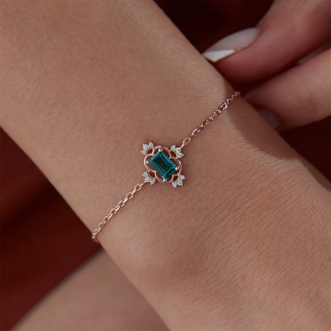 0.53 Karat Tsavorite Bileklik - 1