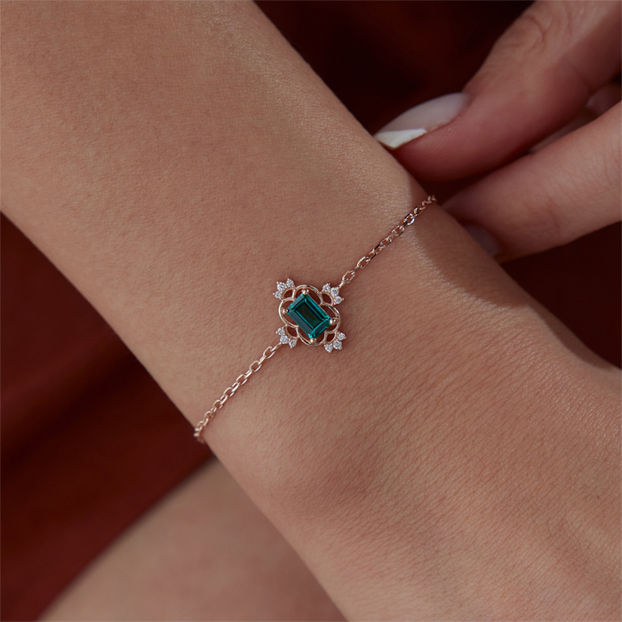 0.53 Karat Tsavorite Bileklik - 3