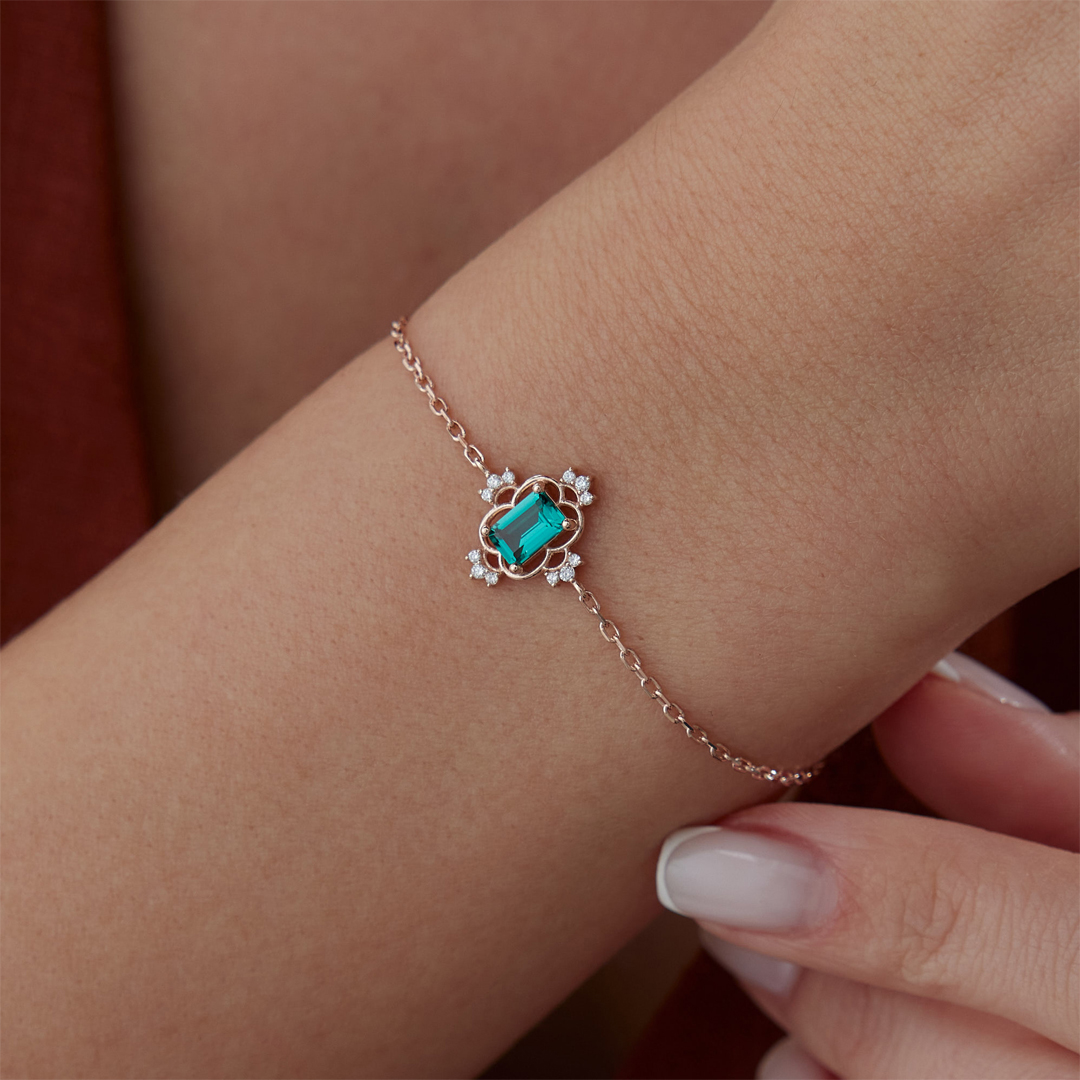 0.53 Karat Tsavorite Bileklik - 2