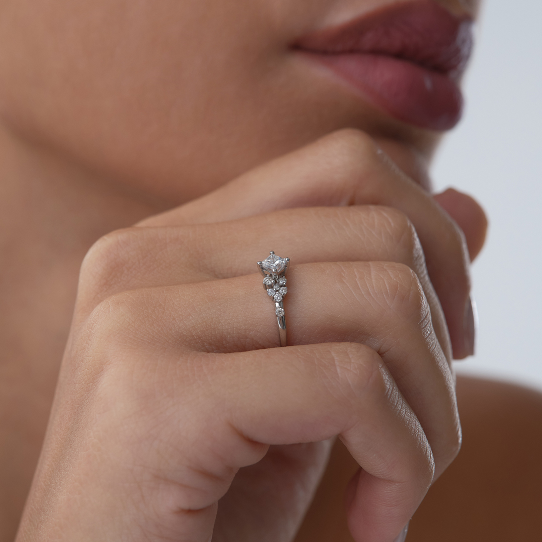 0.53 ct Taş Seli Pırlanta Yüzük - 3