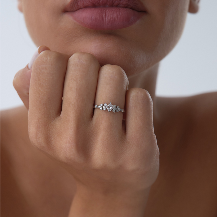 0.53 ct Taş Seli Pırlanta Yüzük - Siempre