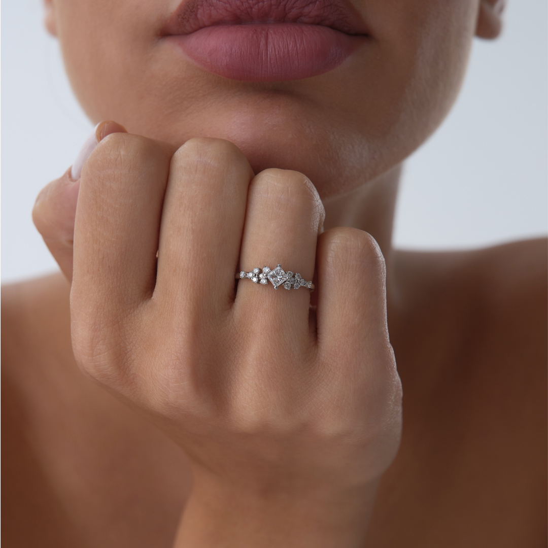 0.53 ct Taş Seli Pırlanta Yüzük - 1