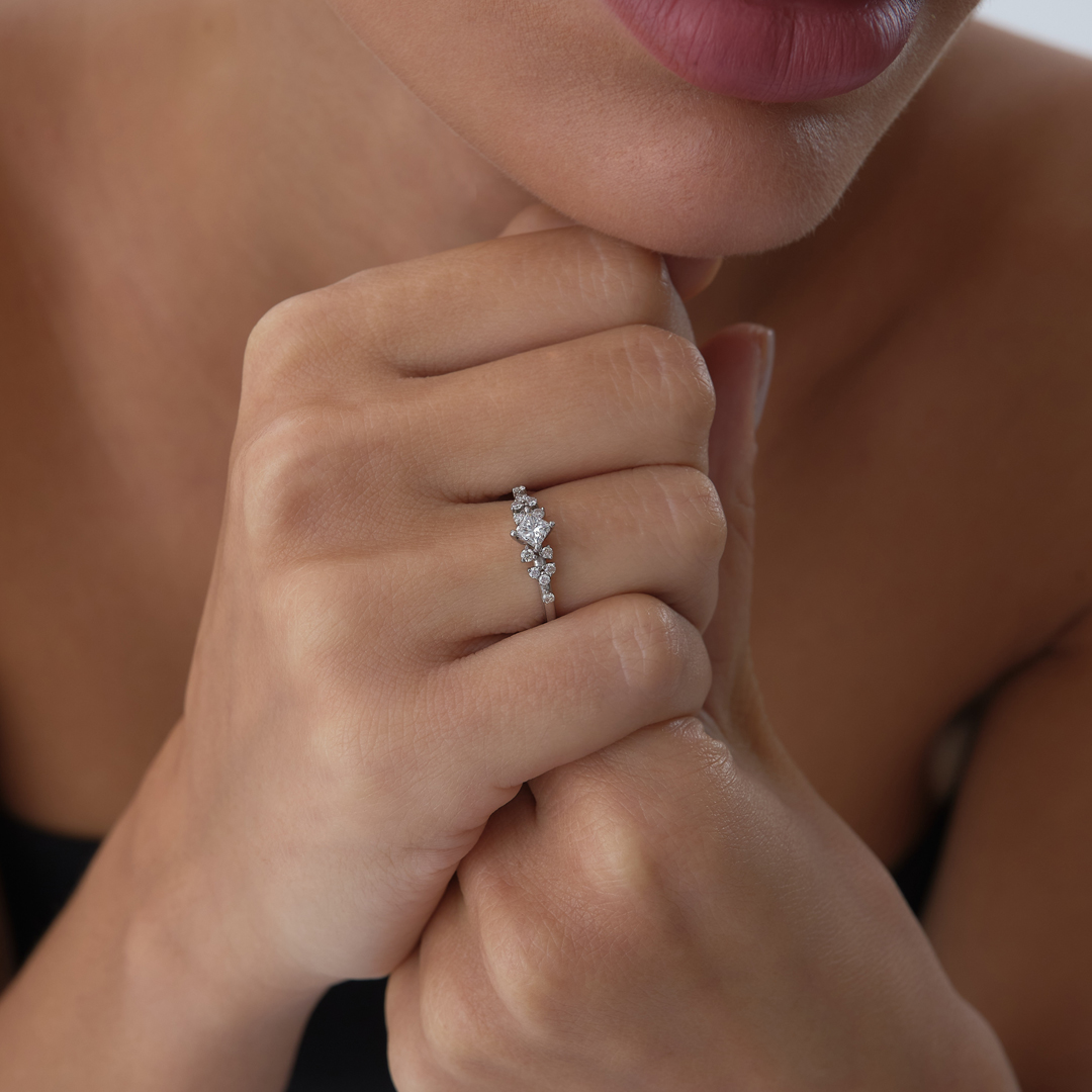 0.53 ct Taş Seli Pırlanta Yüzük - 2