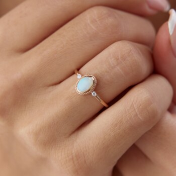 0.55 Ct Pırlanta Aytaşı Yüzük - Barla Aykun