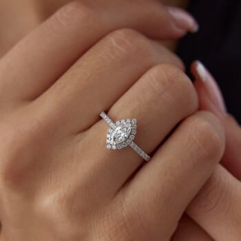 0.55 Ct Pırlanta Markiz Yüzük - Siempre