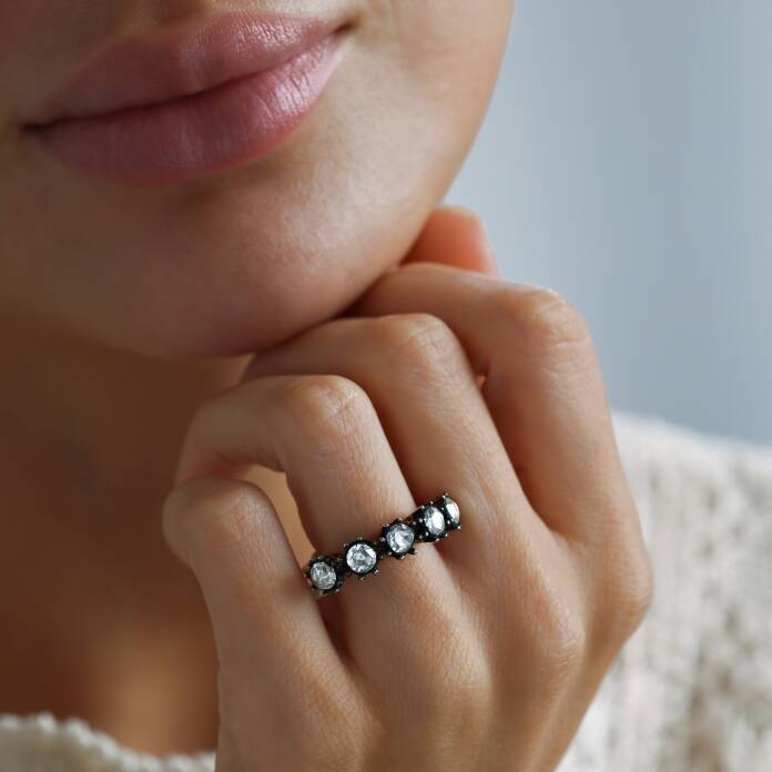 0.60 Ct Elmas Beştaş Pırlanta Yüzük - 2