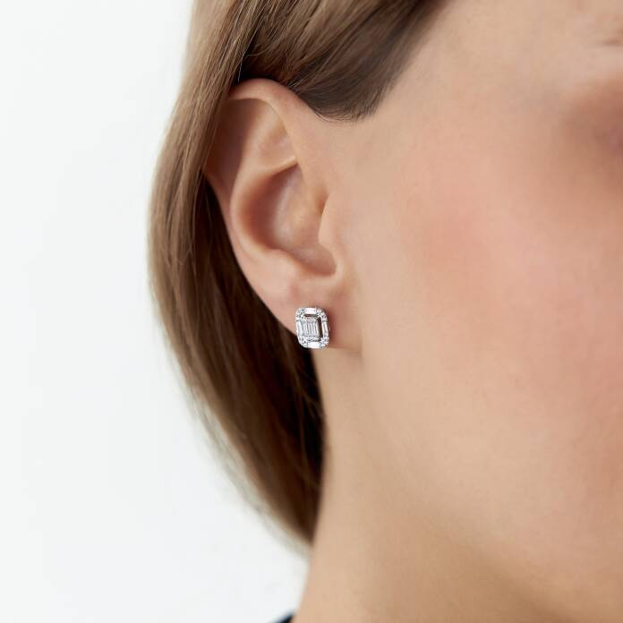 0.60 Ct Pırlanta Lia Baget Küpe - 3