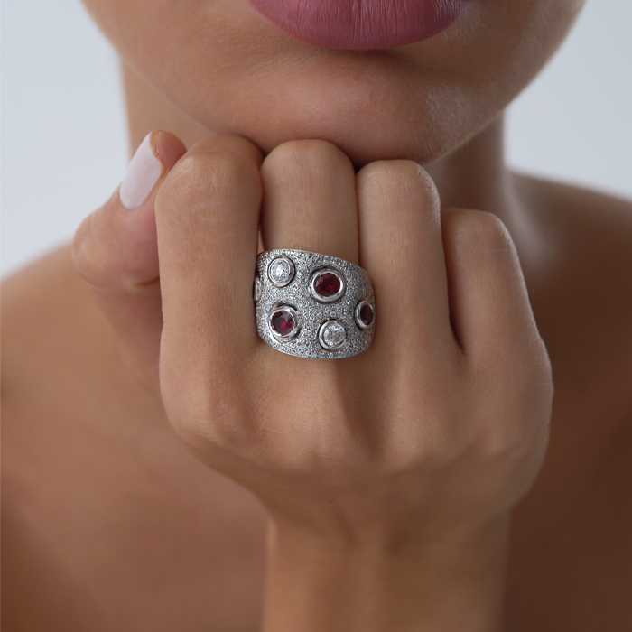 0.60 ct Yakut Armor Pırlanta Yüzük - Siempre