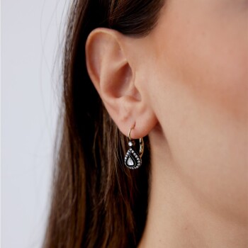 0.64 Ct Elmas Damla Küpe - Özkonak (1)