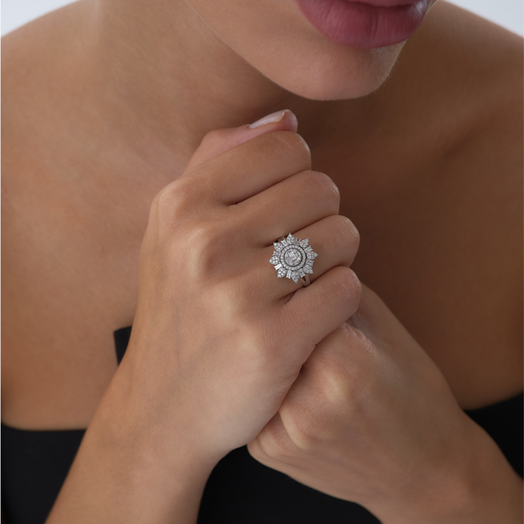 0.64 ct Gatsby Pırlanta Yüzük - 2