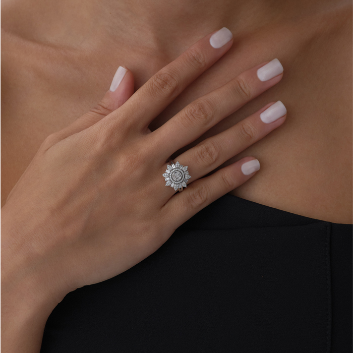 0.64 ct Gatsby Pırlanta Yüzük - 3