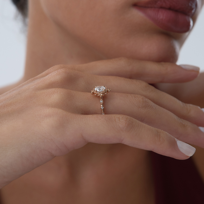 0.66 ct Old Money Vintage Yüzük - Siempre (1)