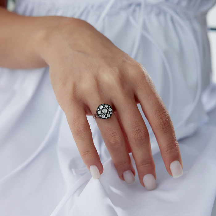 0.75 Ct Elmas Mozaik Yüzük - Özkonak