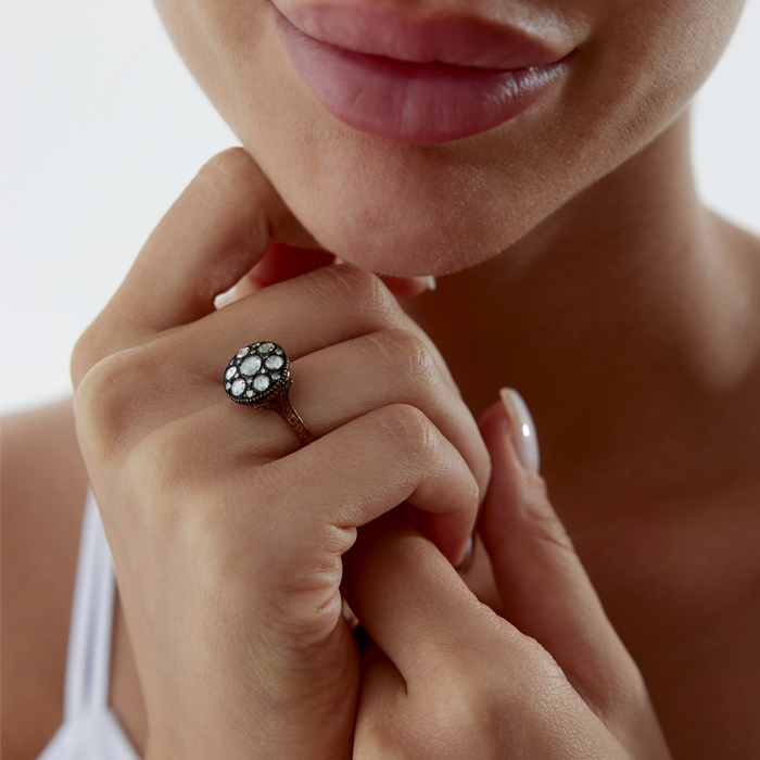 0.75 Ct Elmas Mozaik Yüzük - Özkonak (1)