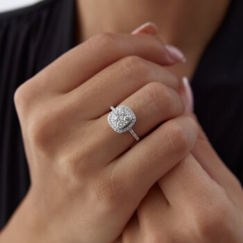 0.78 Ct Pırlanta Harmony Yüzük - Siempre (1)