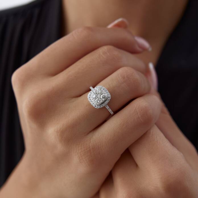 0.78 Ct Pırlanta Harmony Yüzük - 2