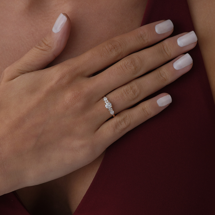 0.92 ct Louis Pırlanta Yüzük - 3