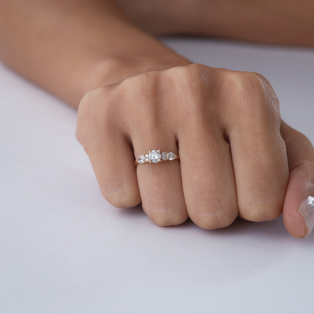 0.92 ct Louis Pırlanta Yüzük - 4